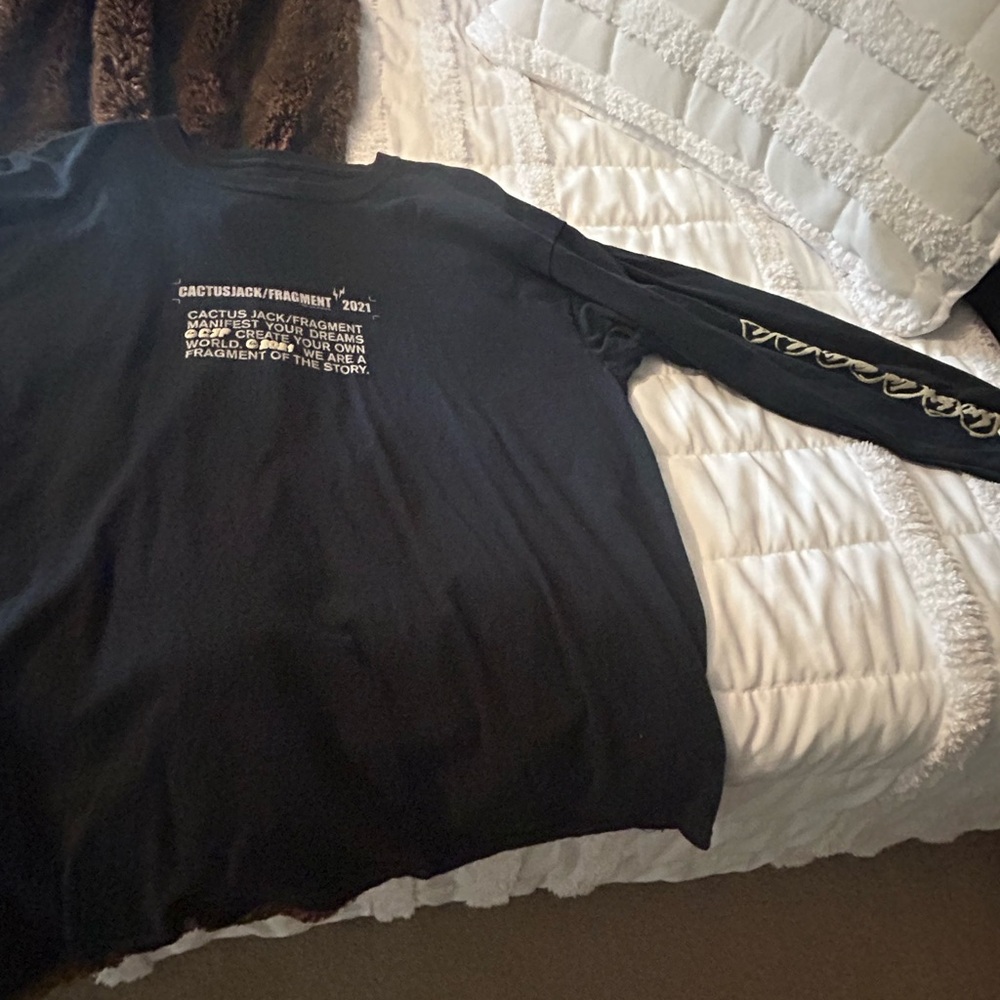Cactus Jack by Travis Scott Black Long Sleeve Tee
